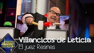 El juez Resines sentencia ¿Deben existir los villancicos de Leticia Sabater  El Hormiguero 30 [upl. by Yriek]