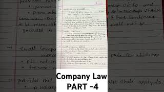 Company Law l PART 4 l CA Intermediate l cainter exam caaspirants companylaw revision [upl. by Aremaj865]