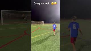 Crazy no look penalty🥶🫣😝 soccer football shorts viral subscribe trending viralvideo [upl. by Rabkin]