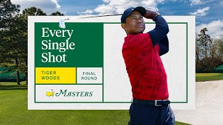 Tiger Woods Final Round  Every Single Shot  The Masters [upl. by Pharaoh]