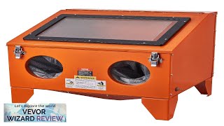 VEVOR 40 Gallon Sandblasting Cabinet 40120PSI Portable Benchtop Sand Blasting Cabinet Review [upl. by Nonnah102]