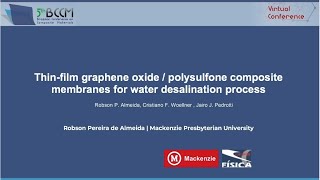 BCCM5330THINFILM GRAPHENE OXIDEPOLYSULFONE COMPOSITE MEMBRANES FOR WATER DESALINATION PROCESSING [upl. by Aihsiyt]