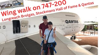 Wing walks Stockmen and Brolgas at Longreach [upl. by Weigle]