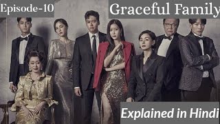 Graceful FamilyEpisode10Explained in HindiMysteryThrillerKorean drama Explainer [upl. by Ardnuyek304]