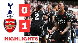 Arsenal vs Tottenham HIGHLIGHTS 01  Gabriel Goal vs Tottenham [upl. by Youlton143]