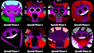 Phase 3 VS Phase 4 VS Phase 5 VS Phase 6 VS Phase 7 VS Phase 8 VS Phase 910 in Incredibox Sprunki [upl. by Gazzo]