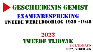 Examenbespreking  2022 2e tijdvak  Tweede Wereldoorlog 1939 1945  Examentraining Geschiedenis [upl. by Alyos367]