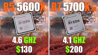 Ryzen 5 5600X vs Ryzen 7 5700X3D  Worth Upgrading [upl. by Yl]