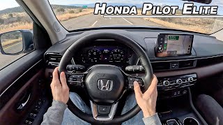 2023 Honda Pilot Elite  The 8 Seater SUV Youll Want To Drive POV Binaural Audio [upl. by Benedicta579]