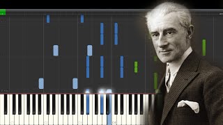 Maurice Ravel  Miroirs 3 Une barque sur lOcéan  Piano Tutorial  Synthesia [upl. by Cogen]