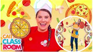 Pizza Party Songs from Caities Classroom  Music Video For Kids  ACAPELLA [upl. by Eanar]