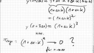 11A2 Stabilität von Differentialgleichungslösern AStabilität explizites EulerVerfahren [upl. by Kin]