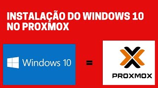 Instalação do Windows 10 no Proxmox [upl. by Samp]