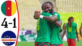 Cameroon vs Cape Verde 41 Vincent Aboubakar Goal  All Goals and Extended Highlights [upl. by Ear]