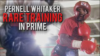 Pernell Whitaker RARE Training In Prime [upl. by Hayilaa521]