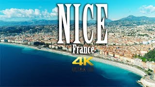 Nice France in 4K Côte dAzur Nice Aerial [upl. by Farra683]