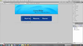 Adobe Dreamweaver Tutorial  Homepage Header Coden Teil 3 [upl. by Kellda]