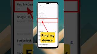 How to find my device  find my device shorts findmydevice findmymobile findmyphone [upl. by Merwyn]