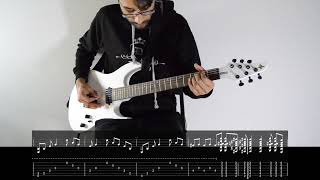 Burzum  Dunkelheit WITH TABS  Guitar Riff Lesson [upl. by Inoek]