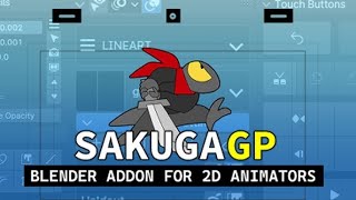 SakugaGP  Grease Pencil Blender Addon  Epic Trailer Visit the Github link [upl. by Noiemad753]