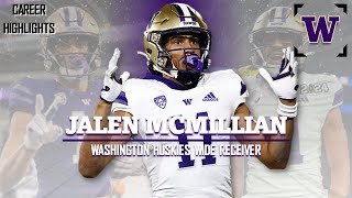 Jalen McMillan  𝟙𝟙  Washington Huskies WR [upl. by Dania]