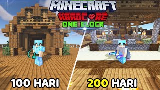 200 Hari di Minecraft Hardcore Tapi Cuma Satu Block [upl. by Ytissahc]