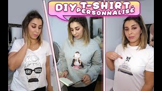 Comment personnaliser un tshirt avec un fer à repasser DIY [upl. by Tselec]