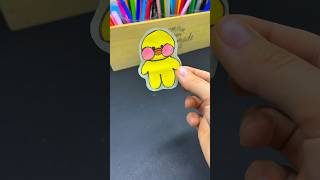 Let’s make a paper duck sticker [upl. by Ennovihs910]