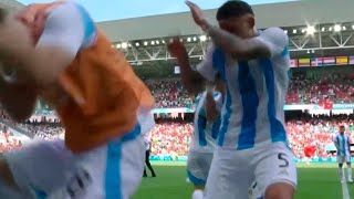 Cristian Medina Goal Offside Argentina vs Morocco match Suspend Highlights Olympic Paris 2024 [upl. by Gromme]