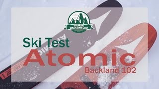 Ski test Atomic Backland FR 102 season 201617 [upl. by Sirraj895]