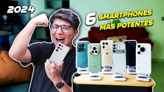 Top 6 mejores smartphones GAMA ALTA 2024 hasta ahora [upl. by Assitruc]