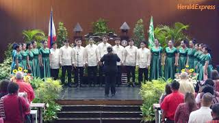 Cordillera Hymn  Benguet State University BSU Glee Club [upl. by Gersham32]