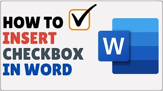 How to Insert Checkbox in Word [upl. by Ahrat]