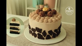 Ultimate Eggless Ferrero Rocher Cake Recipe [upl. by Sivatco]