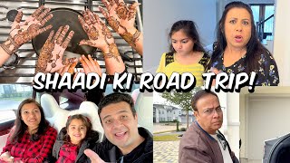 Sab Huwe Bimar 😬  Mehndi Lagi Aur Humne Ki Packing ❤️  Shaadi ki Road Trip Aur Hotel Ka Stay 🥰 [upl. by Amles141]