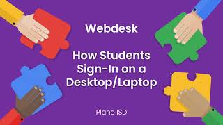 Signing In  Webdesk  Plano ISD [upl. by Omocaig]