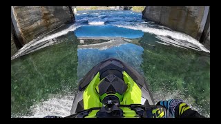 Jet Ski River Riding Seadoo Spark Trixx Raw POV [upl. by Suraved919]