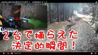 林道でHONDA CRF250L限定モデル転落！？ [upl. by Ayota312]