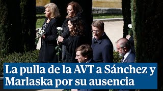 La pulla de la AVT a Sánchez y Marlaska por su ausencia en el homenaje por el 11M [upl. by Cade]