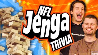 We Played Jenga NFL Draft Trivia [upl. by Rraval411]