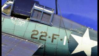 148 Tamiya Gruman F4F4 Wildcat [upl. by Bessy804]