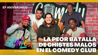 LA PEOR BATALLA DE CHISTES MALOS EN EL COMEDY CLUB  Novelpoppys Los Muchachones [upl. by Yeslek]