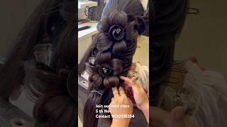 Advanced hairstyles tutorial hairstyhairs tutorial makeup wedding [upl. by Ylagam]