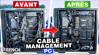 TUTO CABLE MANAGEMENT PC GAMER en 2022 [upl. by Eppilihp]