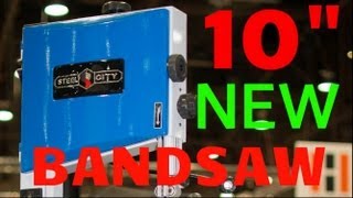 10quot Bench Band Saw NEW Benchtop Bandsaw from Steel City 50110 [upl. by Harli]