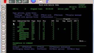 AS400 Tutorial  Running Job Priority [upl. by Blatt623]
