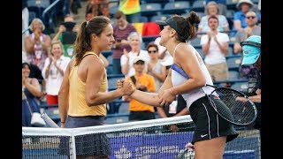 Extended Highlights Bianca Andreescu vs Daria Kasatkina  2019 Rogers Cup Second Round [upl. by Irolav]