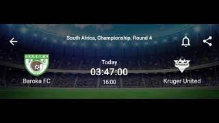 LIVEBaroka FC VS Kruger United south Africa championship Round 4 [upl. by Assile]