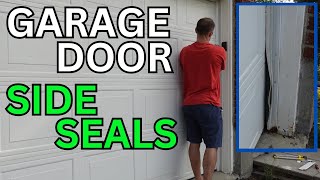 Easy Garage Door Side Seal Installation [upl. by Nodnalb67]