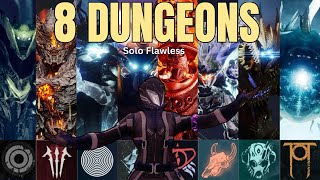 I Solo Flawless EVERY Dungeon in One Stream [upl. by Briscoe]